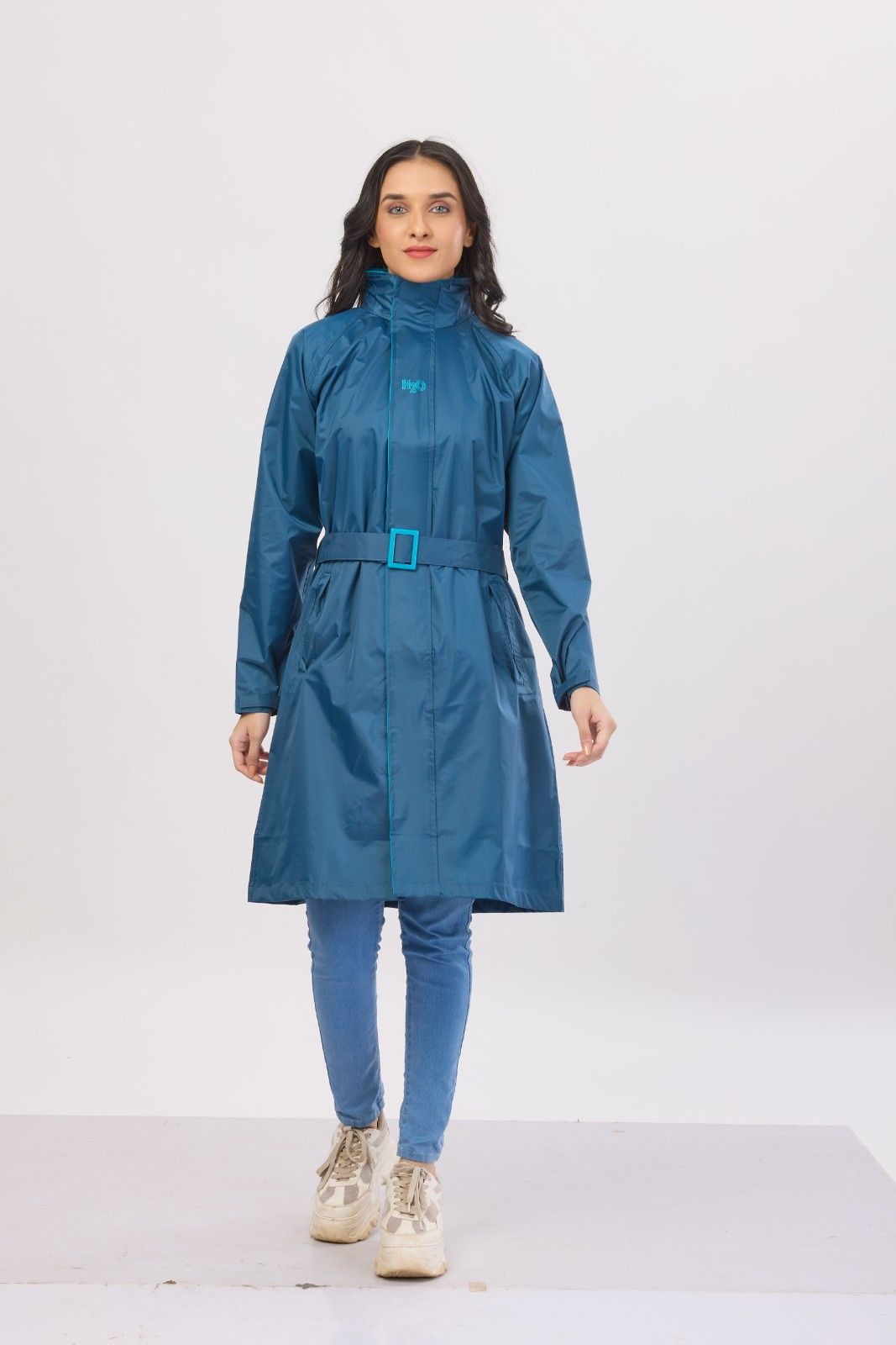 Femina Overcoat Turquoise
