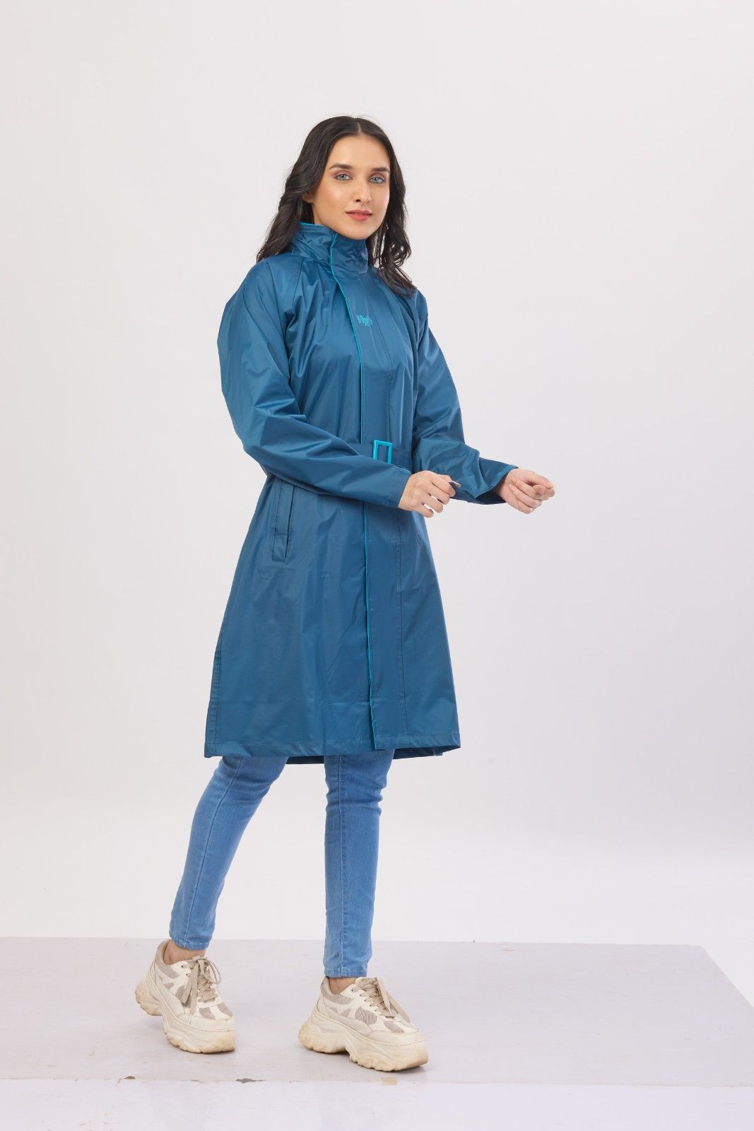 Femina Overcoat Turquoise