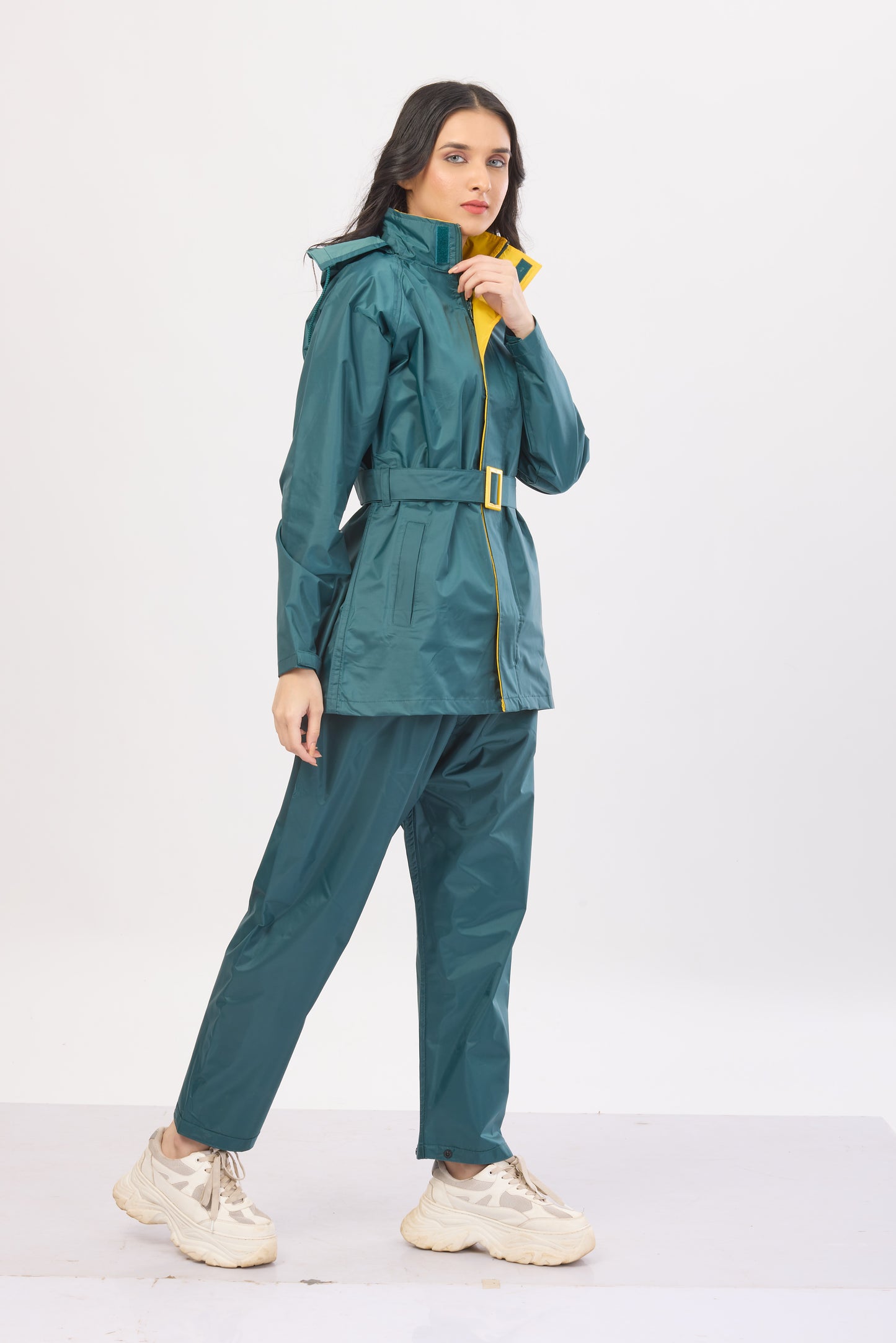 Diva Pant Suit Bottle Green