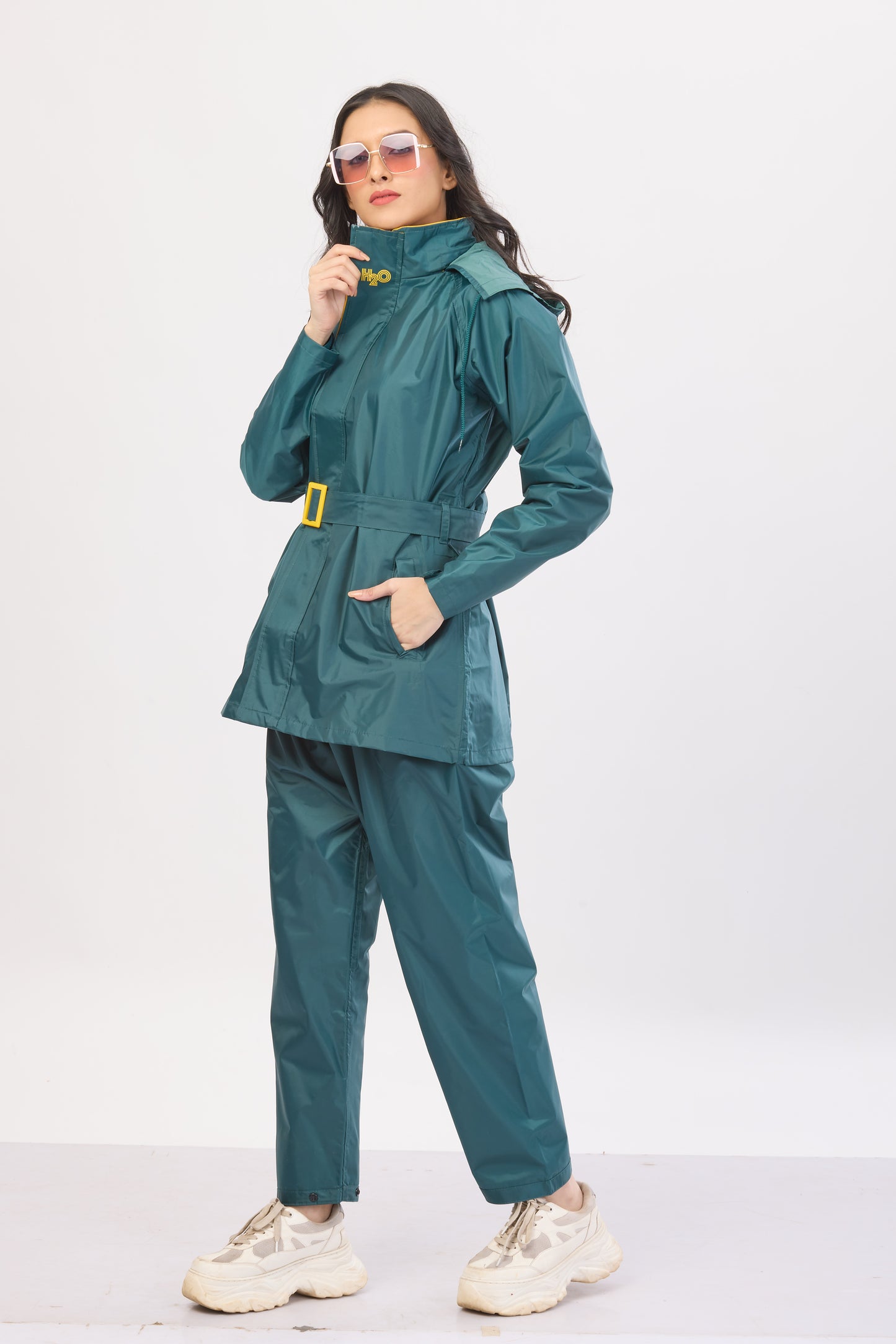 Diva Pant Suit Bottle Green