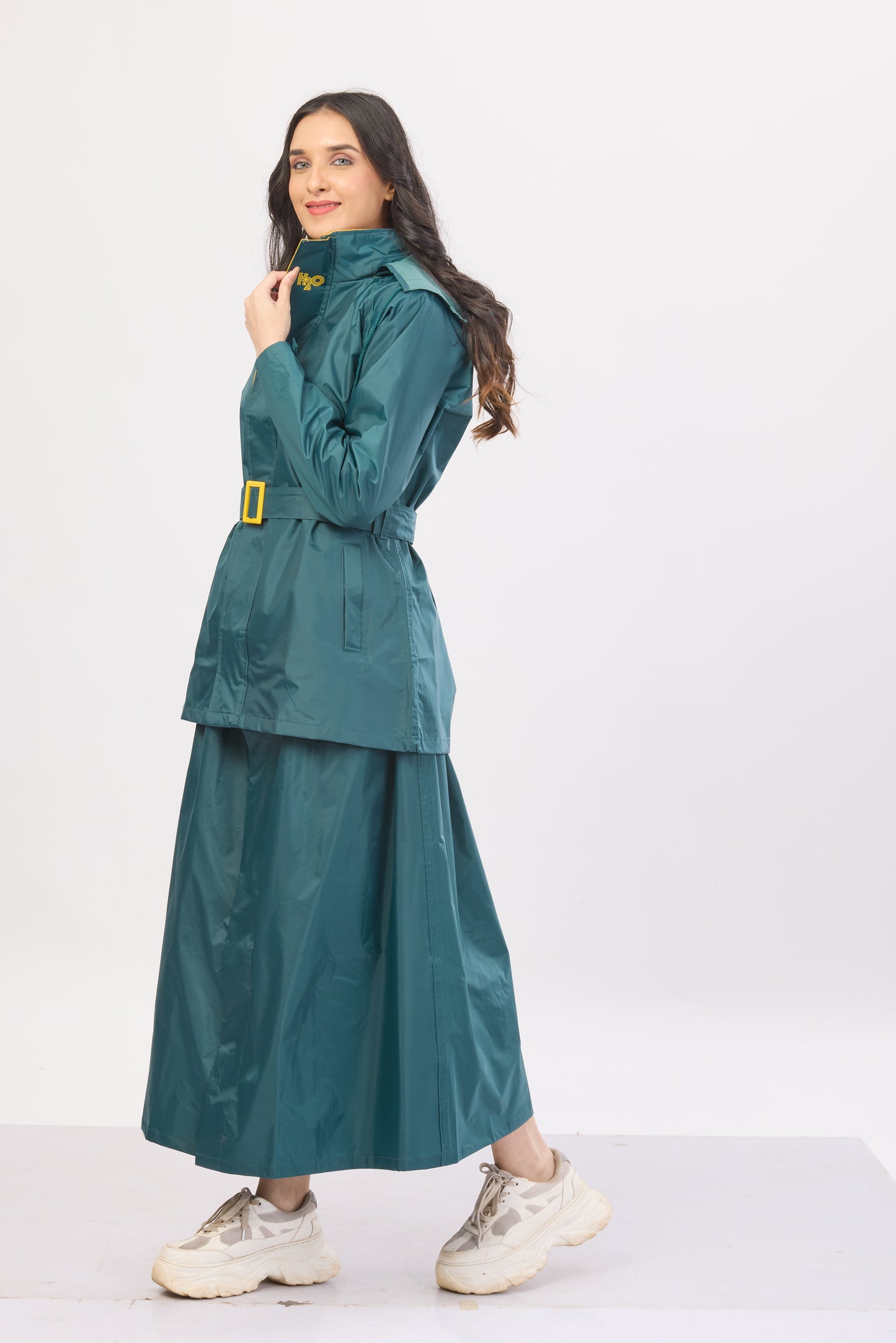 Diva Skirt Suit Bottle Green