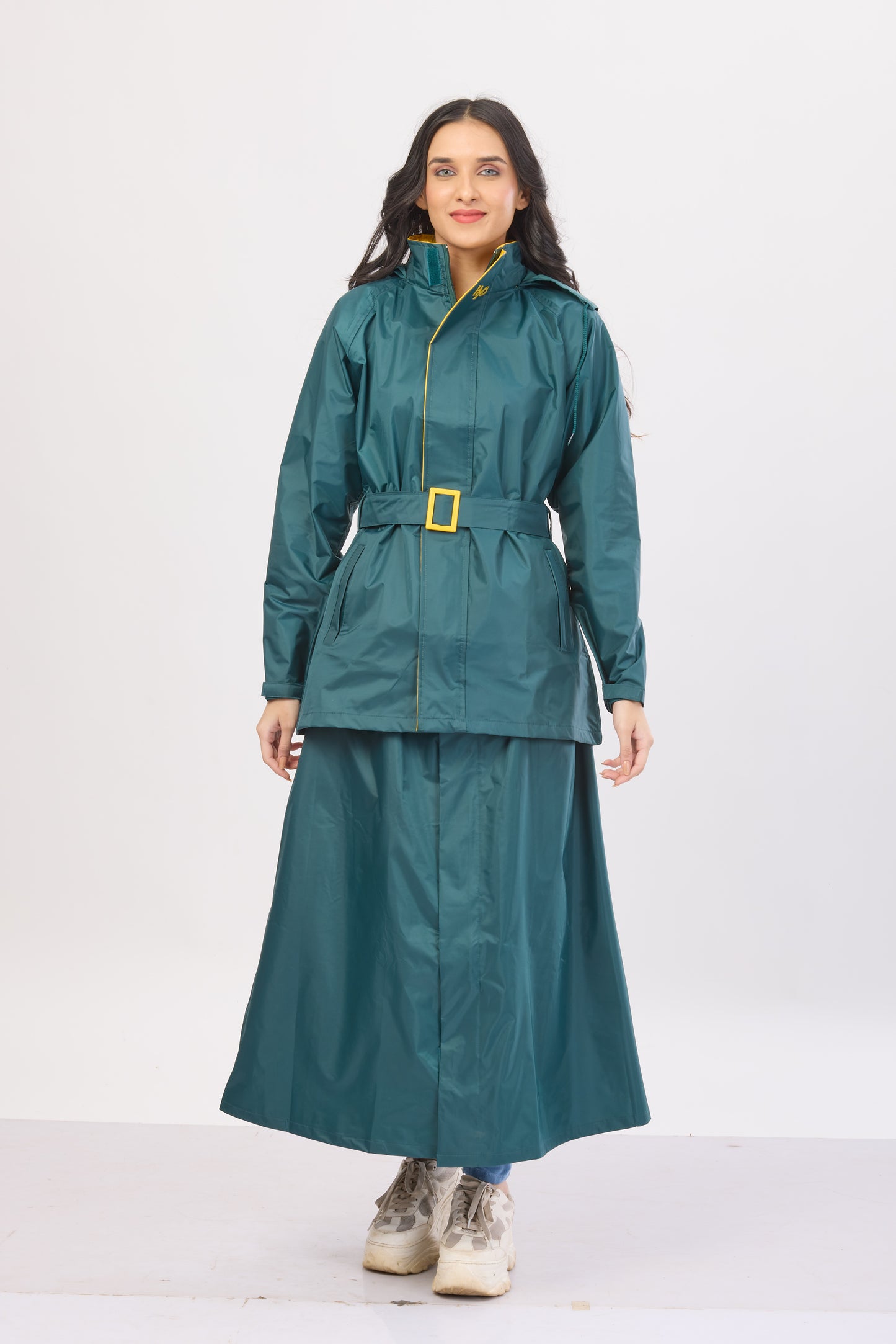 Diva Skirt Suit Bottle Green