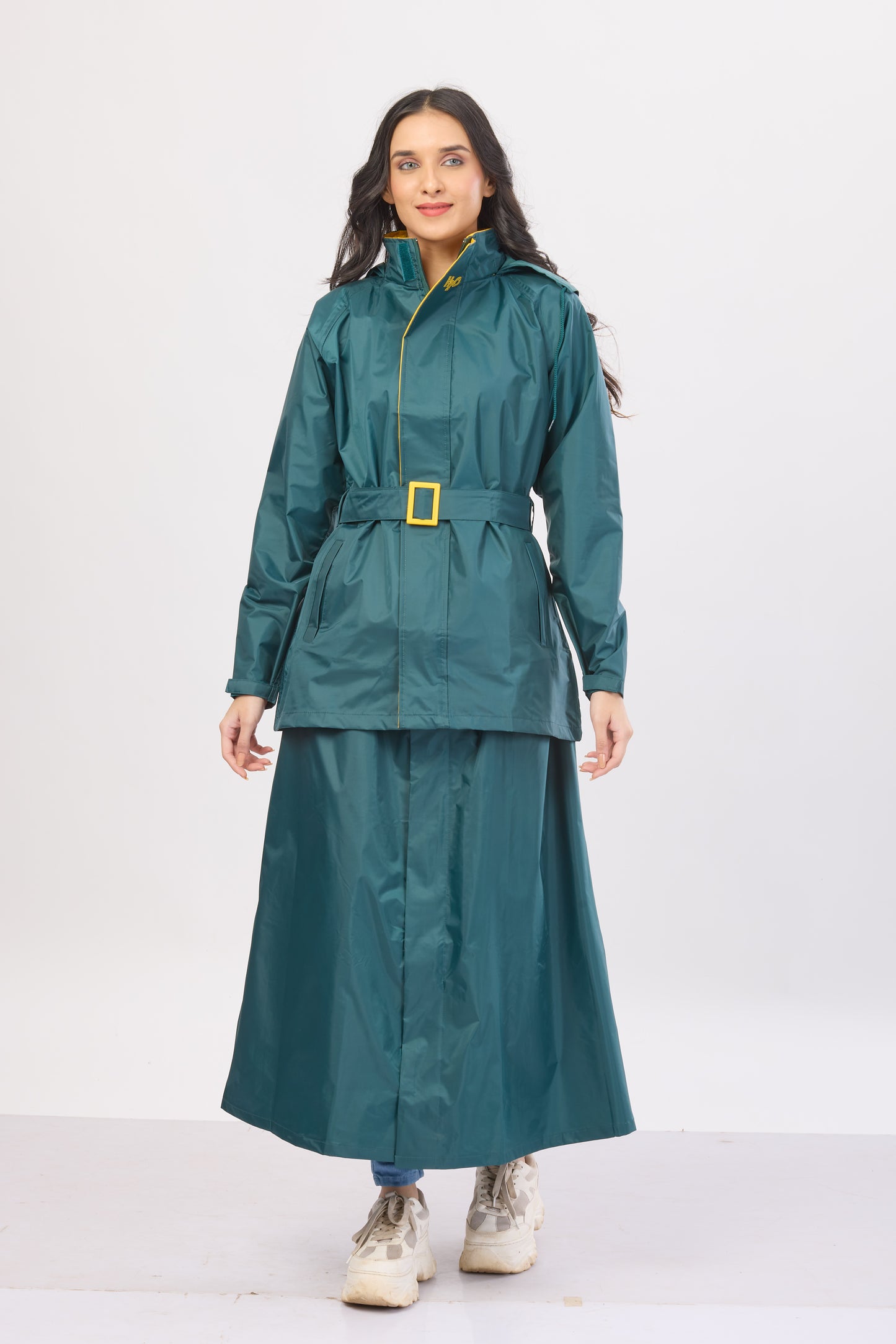 Diva Skirt Suit Bottle Green