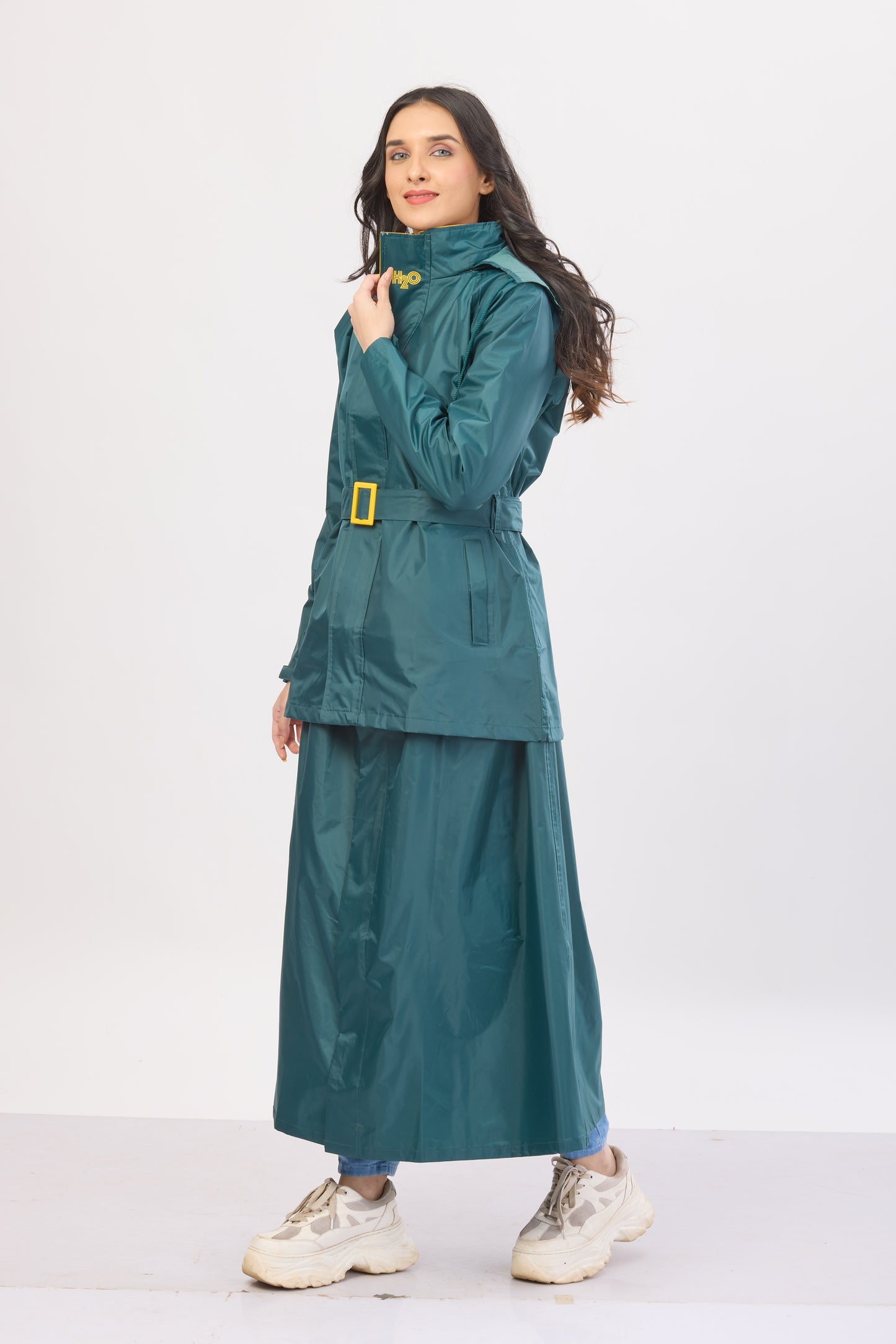 Diva Skirt Suit Bottle Green