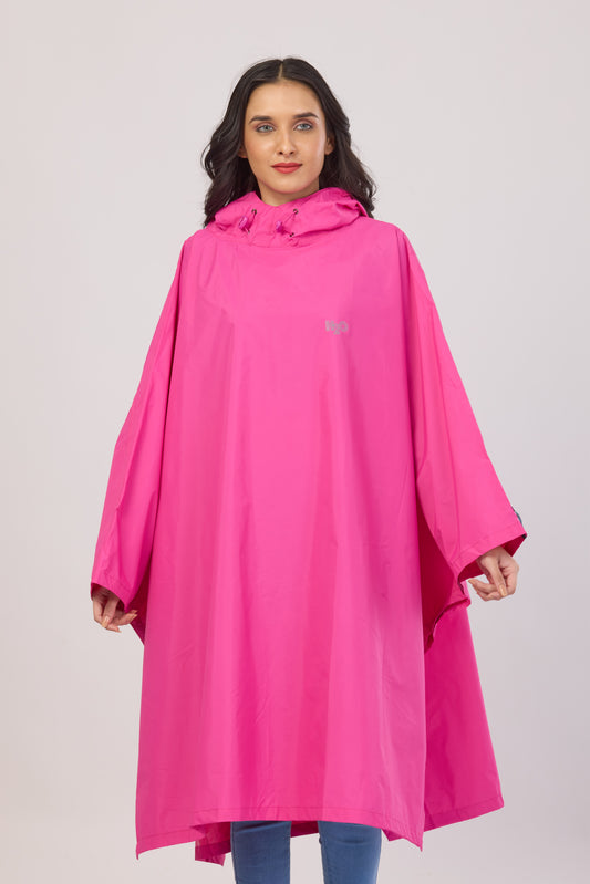 Butterfly Poncho Pink