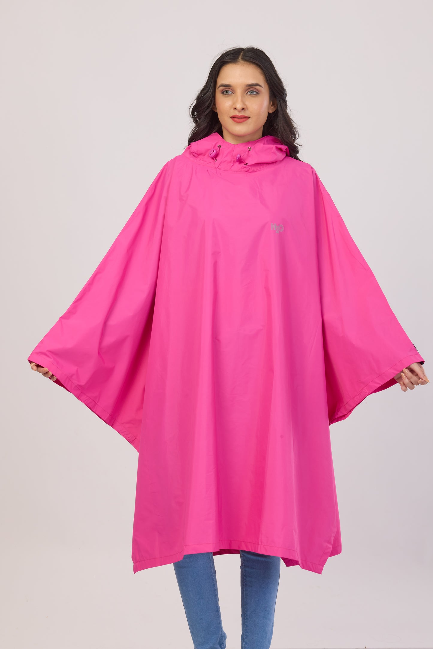Butterfly Poncho Pink