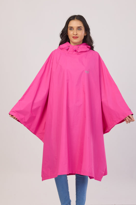 Butterfly Poncho Pink