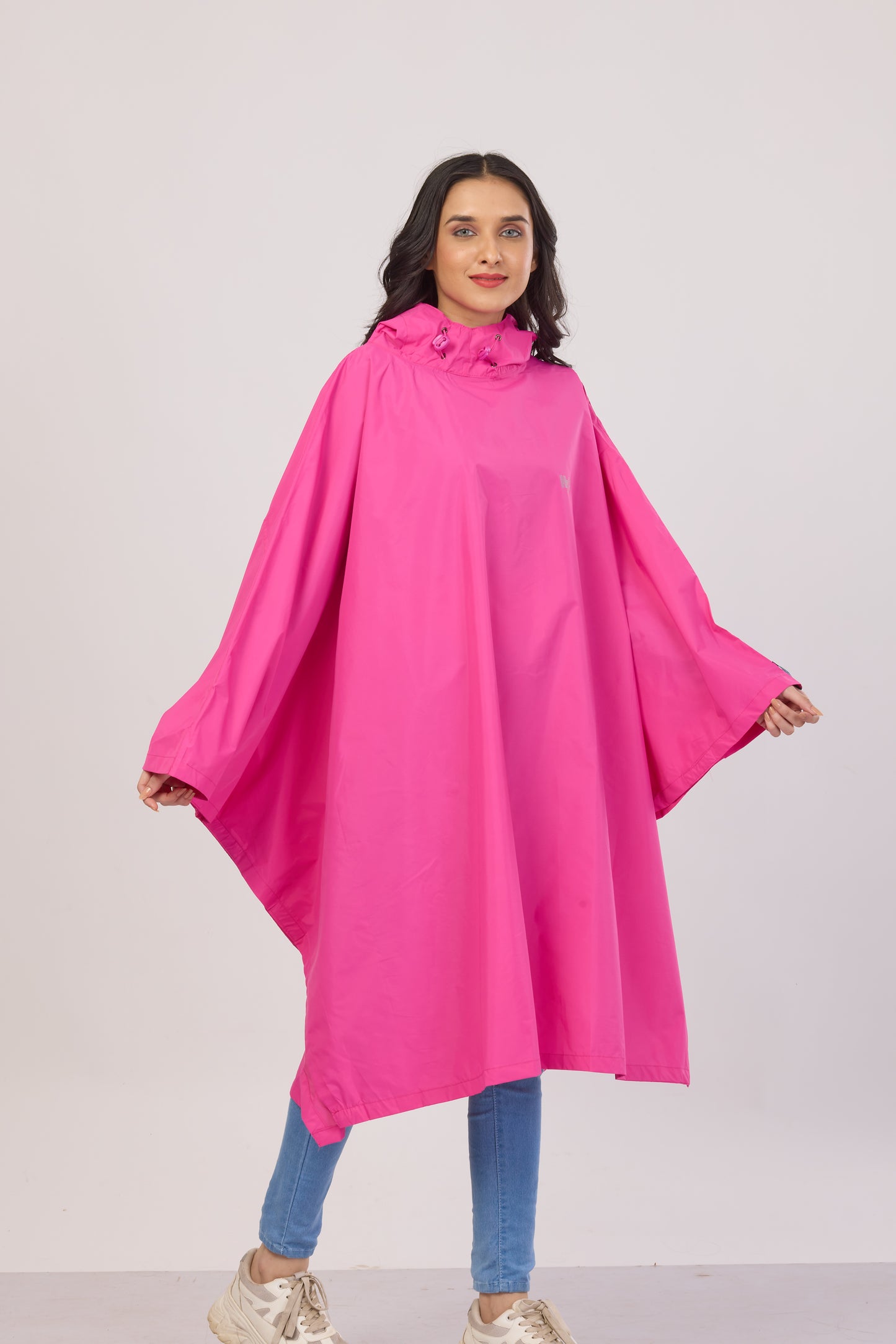 Butterfly Poncho Pink