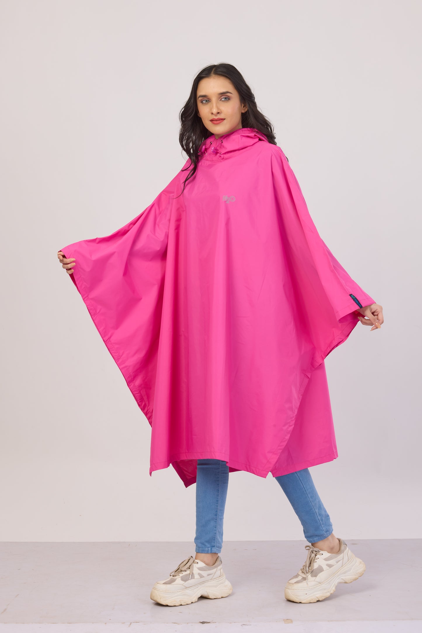 Butterfly Poncho Pink