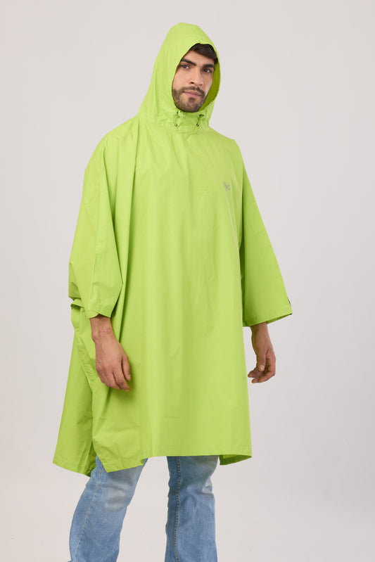 Butterfly Poncho Lime