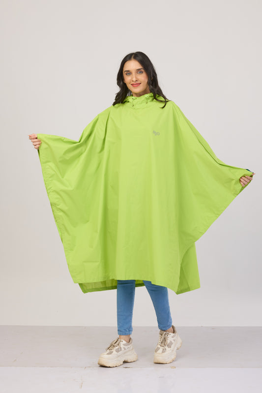 Butterfly Poncho Lime