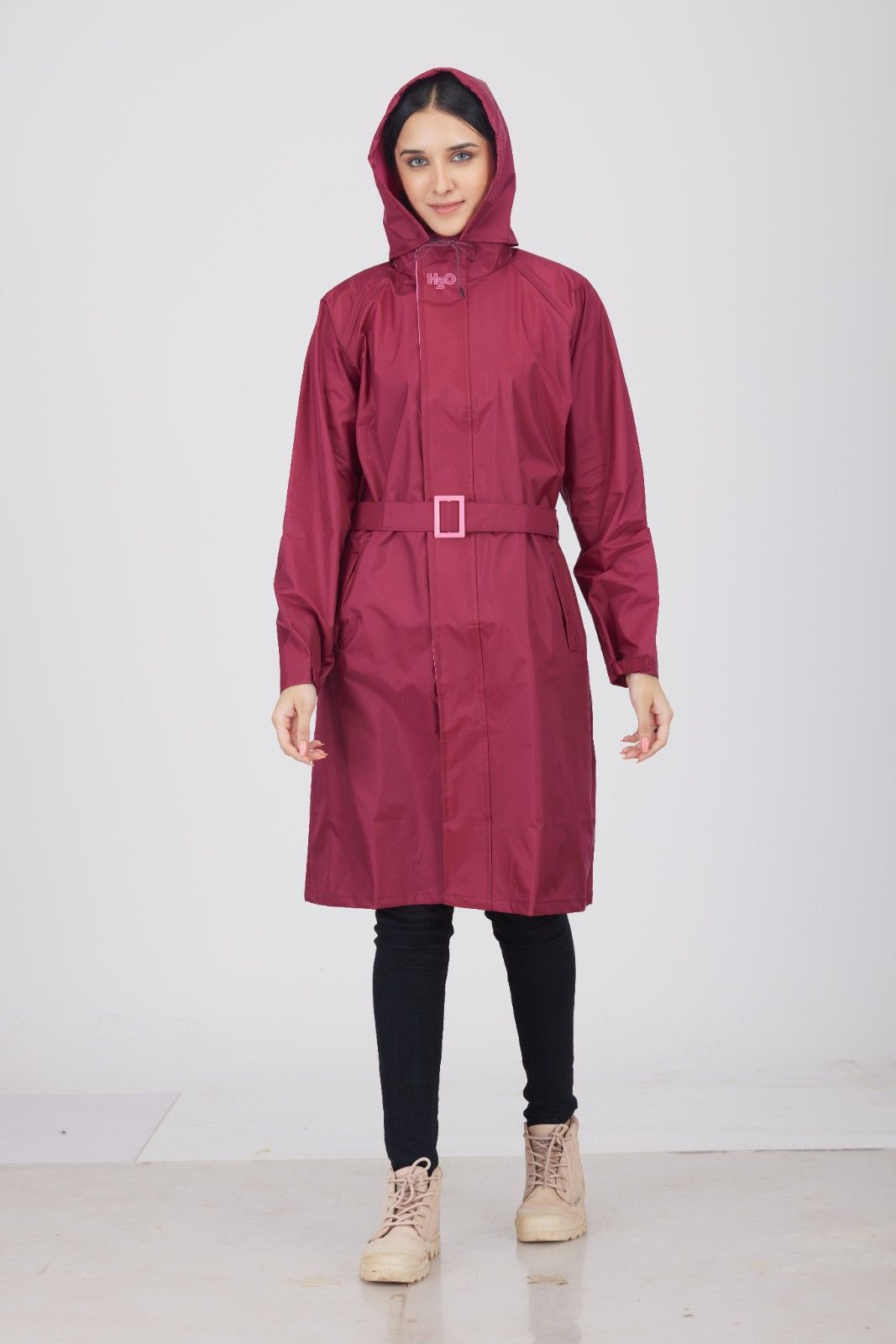 Femina Overcoat Maroon
