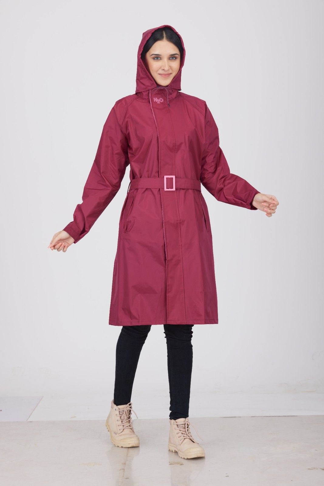 Femina Overcoat Maroon