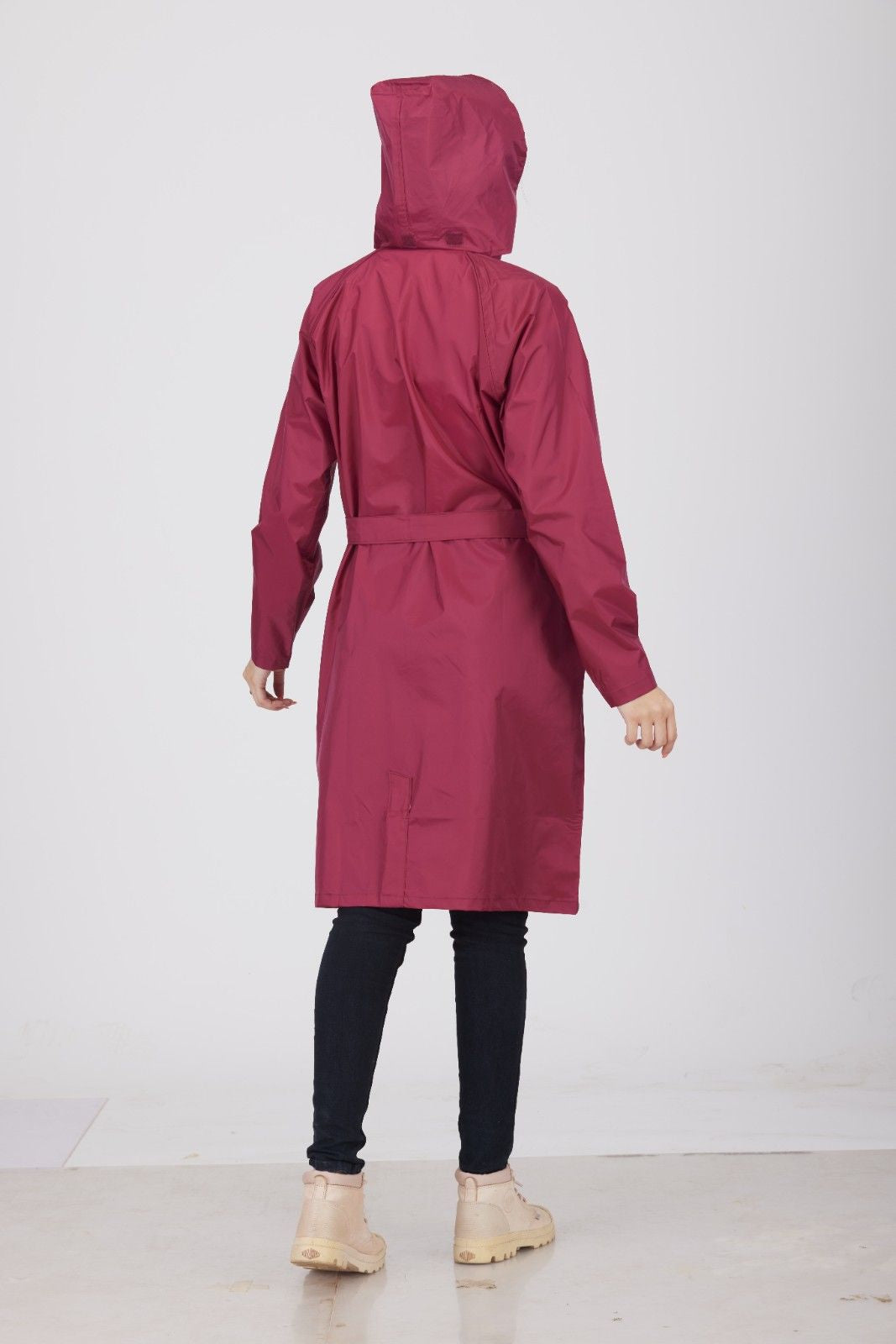 Femina Overcoat Maroon