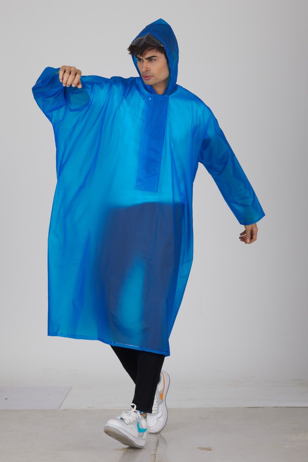 Crystal Poncho Blue