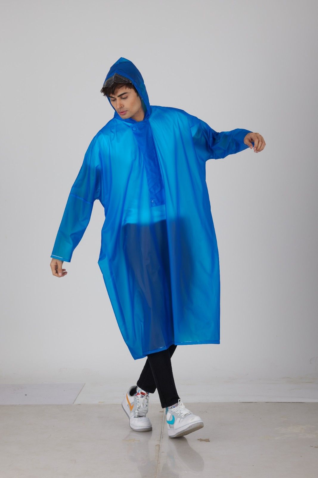 Crystal Poncho Blue
