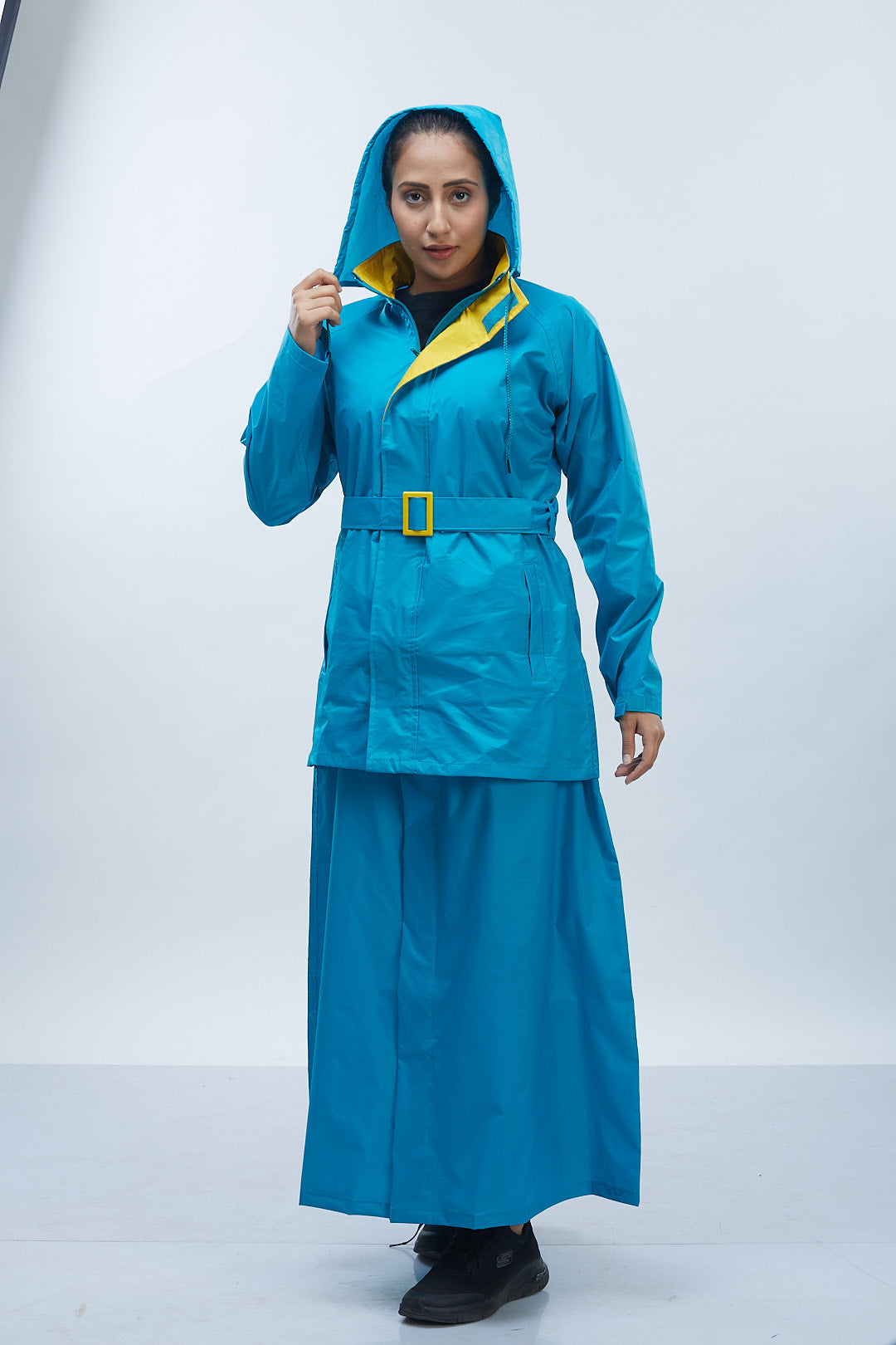 Diva Skirt Suit Turquoise