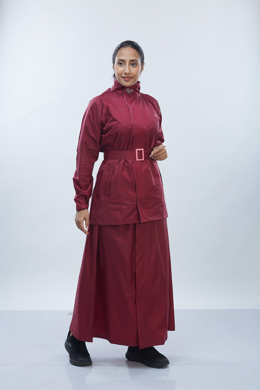 Diva Skirt Suit Maroon