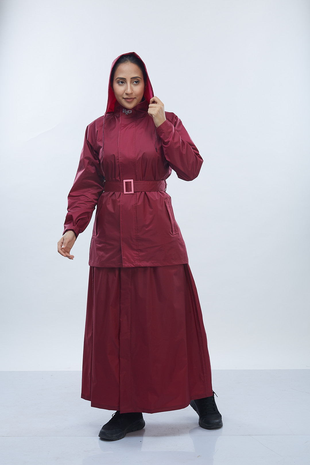 Diva Skirt Suit Maroon