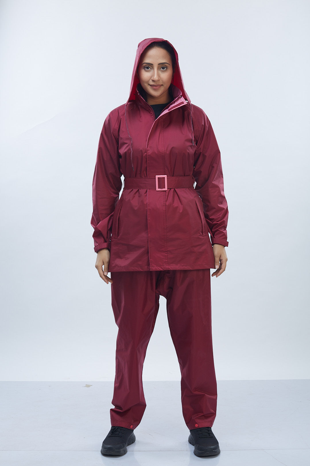Diva Pant Suit Maroon