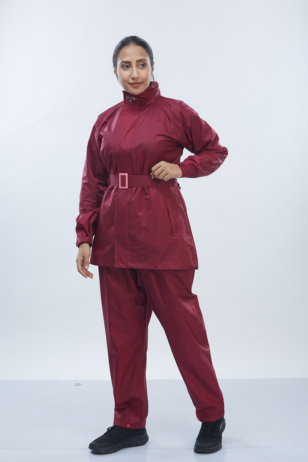 Diva Pant Suit Maroon