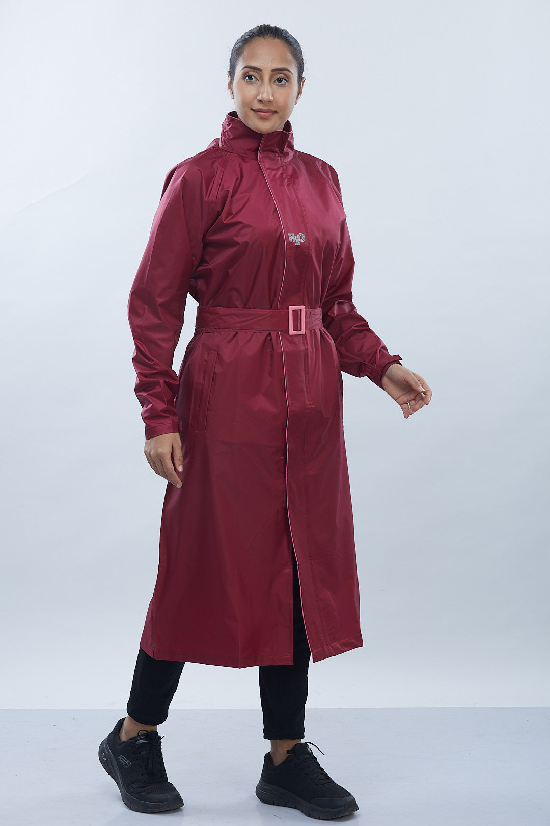Grace Overcoat Maroon