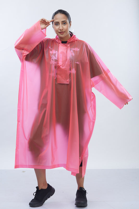 Crystal Poncho Pink