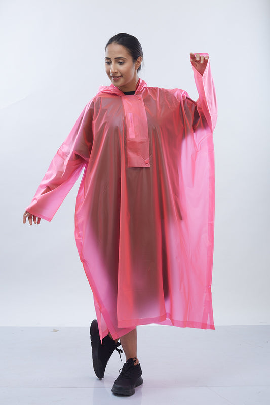 Crystal Poncho Pink