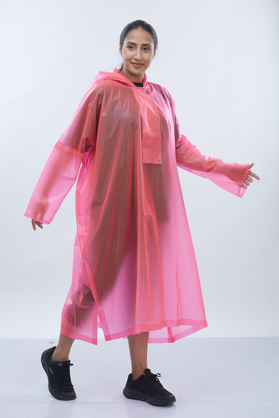 Crystal Poncho Pink