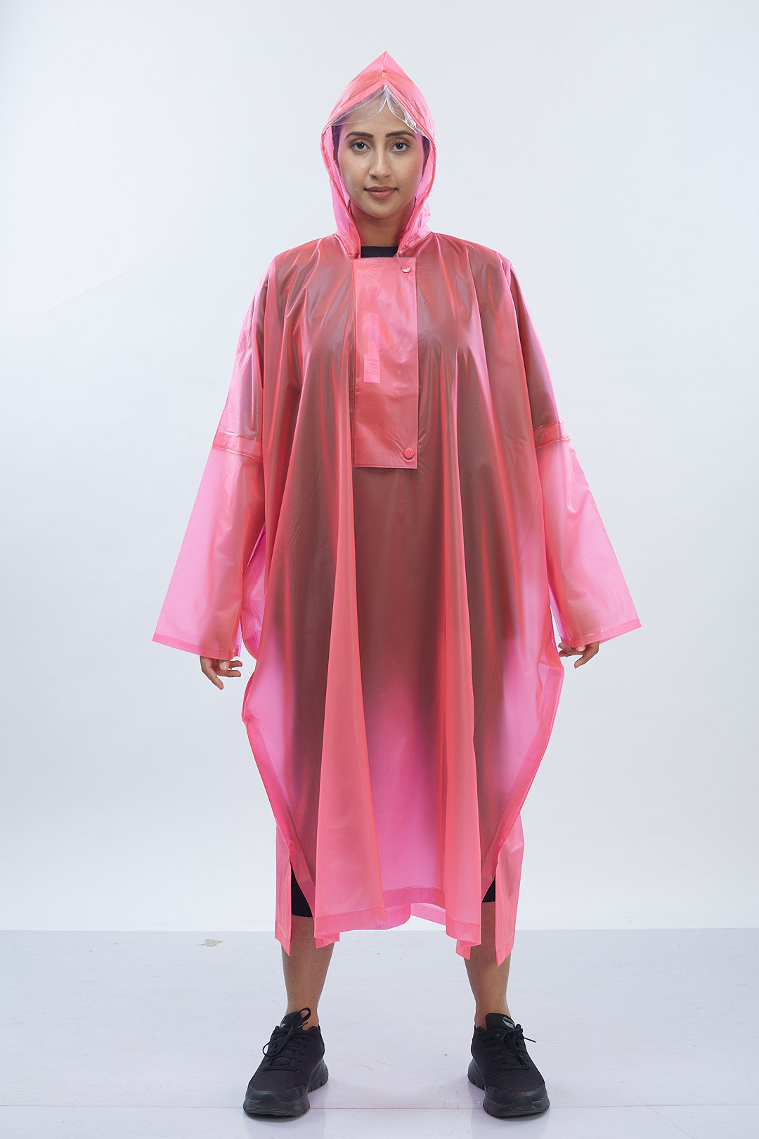 Crystal Poncho Pink