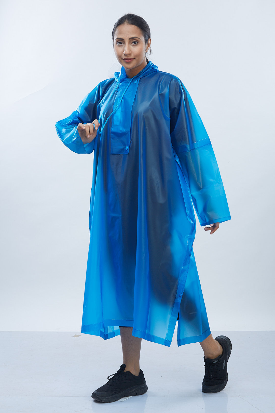 Crystal Poncho Blue