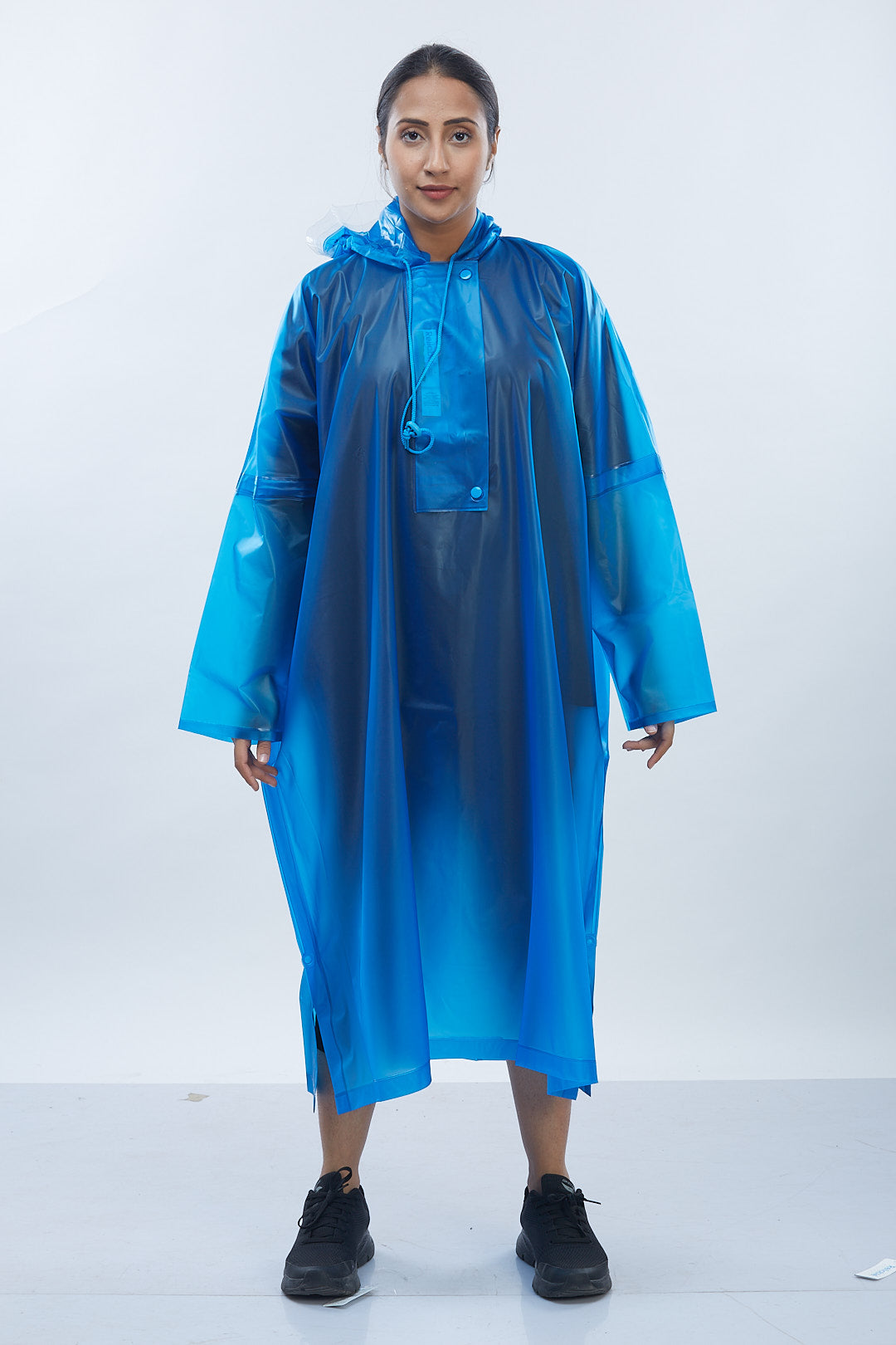 Crystal Poncho Blue
