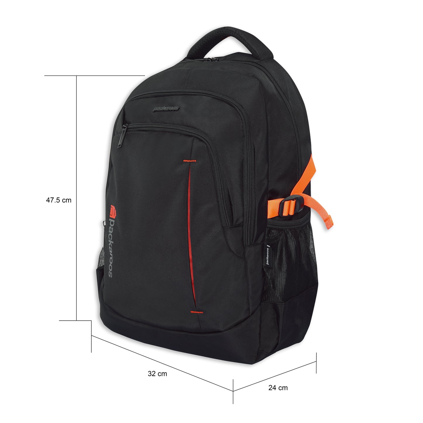 Packaroos Backpack #G102 Black