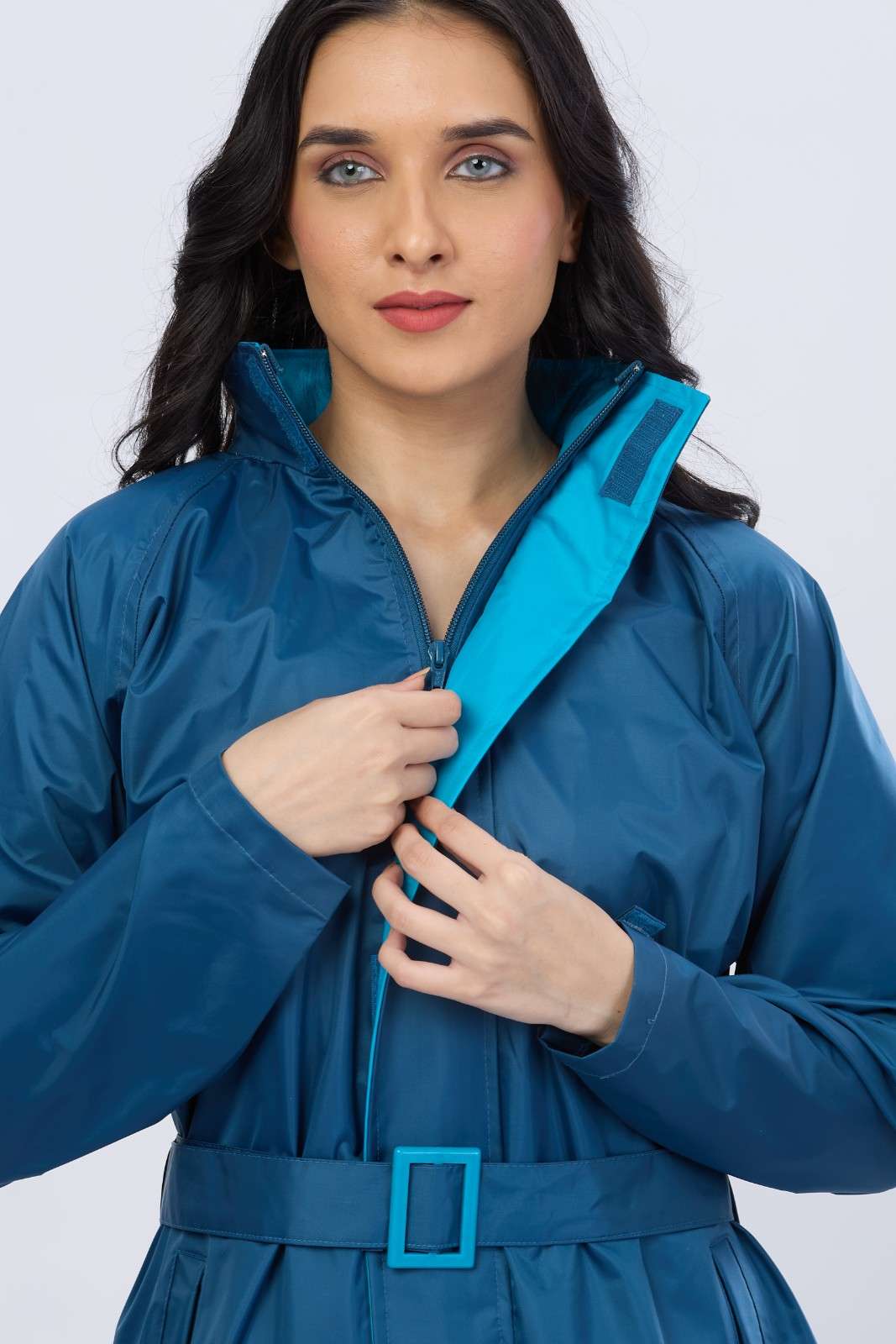 Femina Overcoat Turquoise