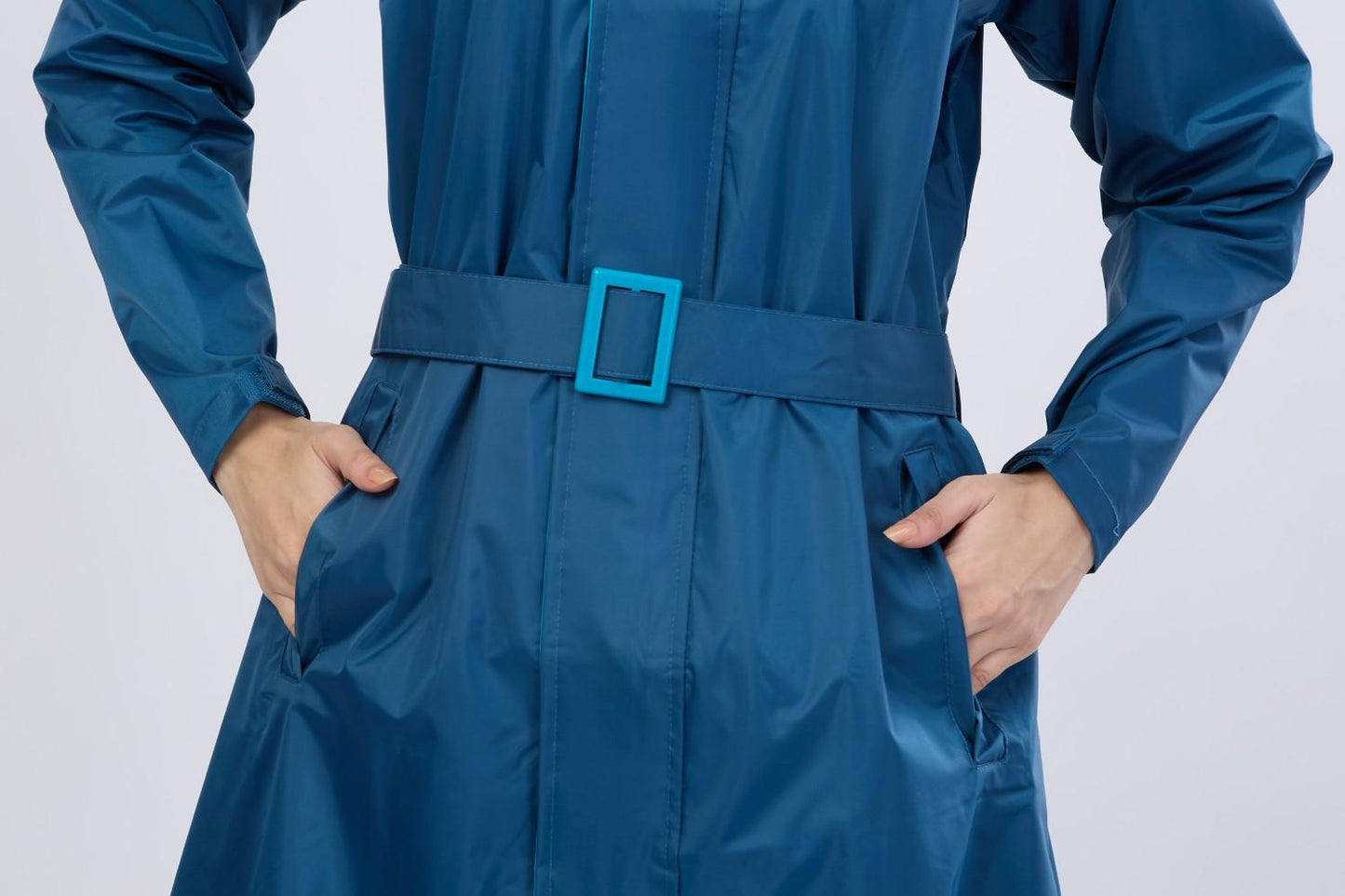 Femina Overcoat Turquoise