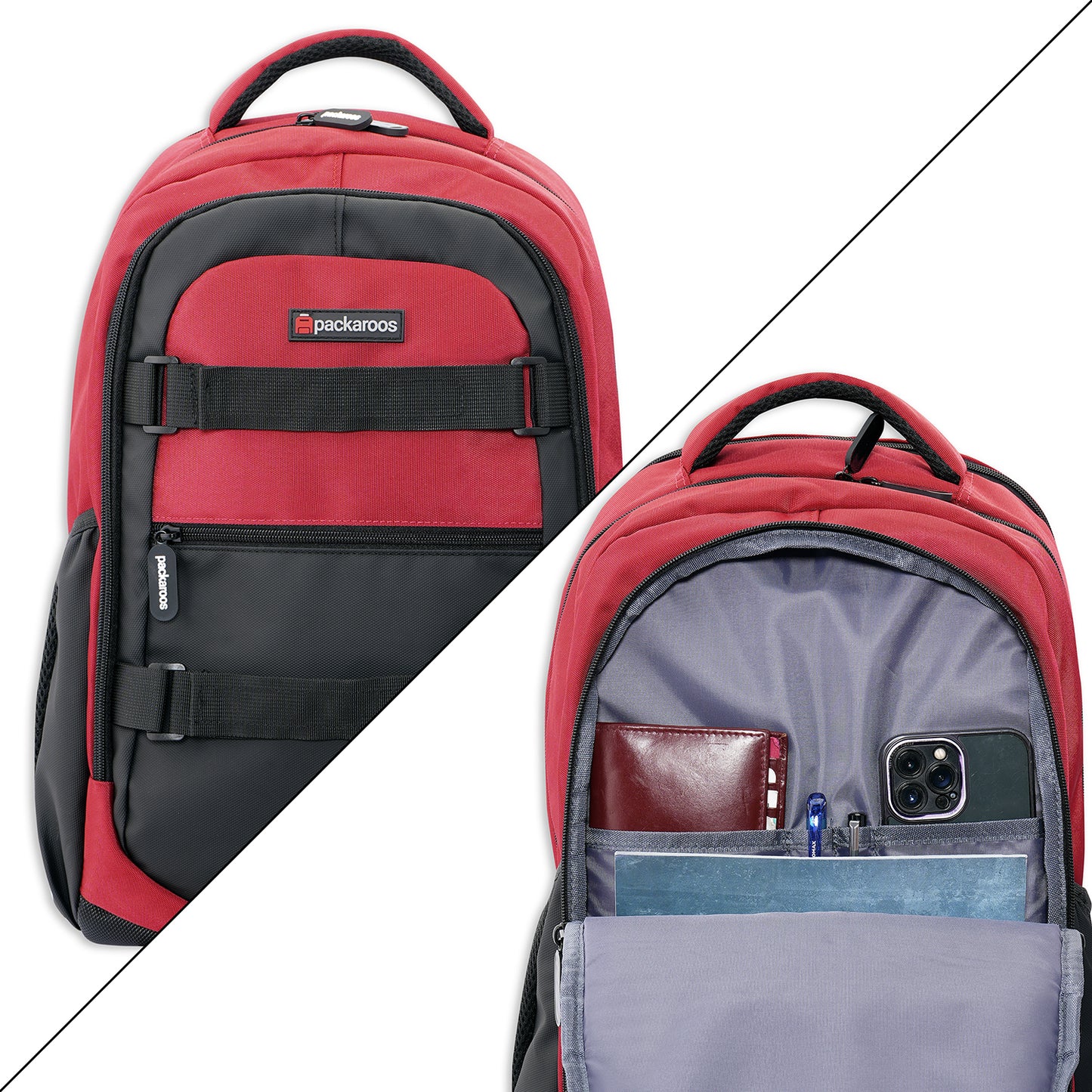 Packaroos Backpack #YFG100-Red
