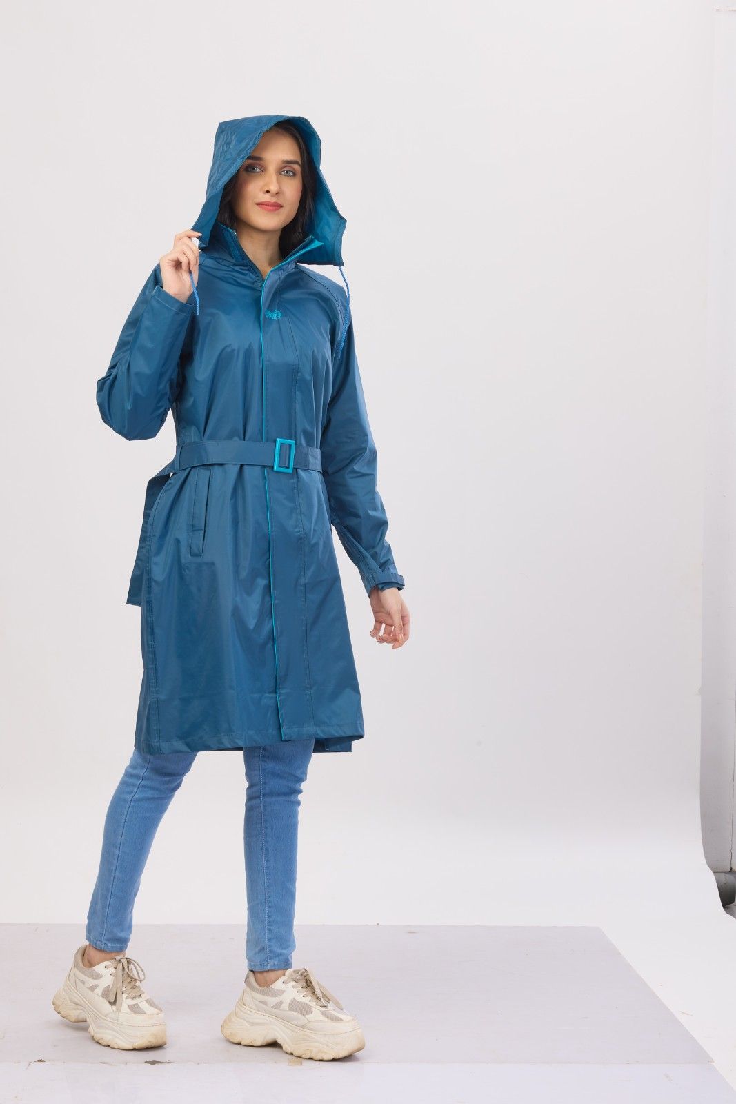 Femina Overcoat Turquoise