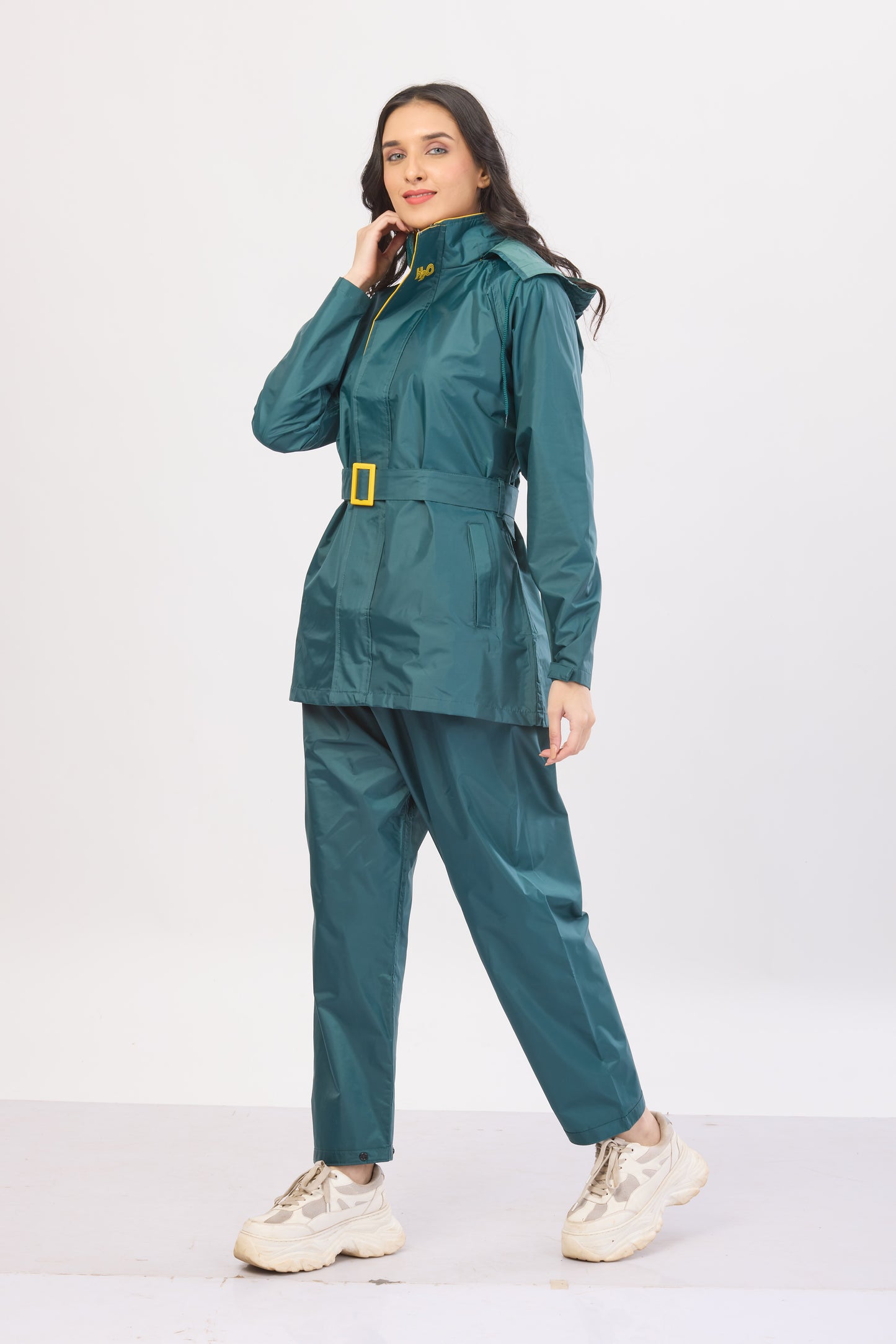 Diva Pant Suit Bottle Green