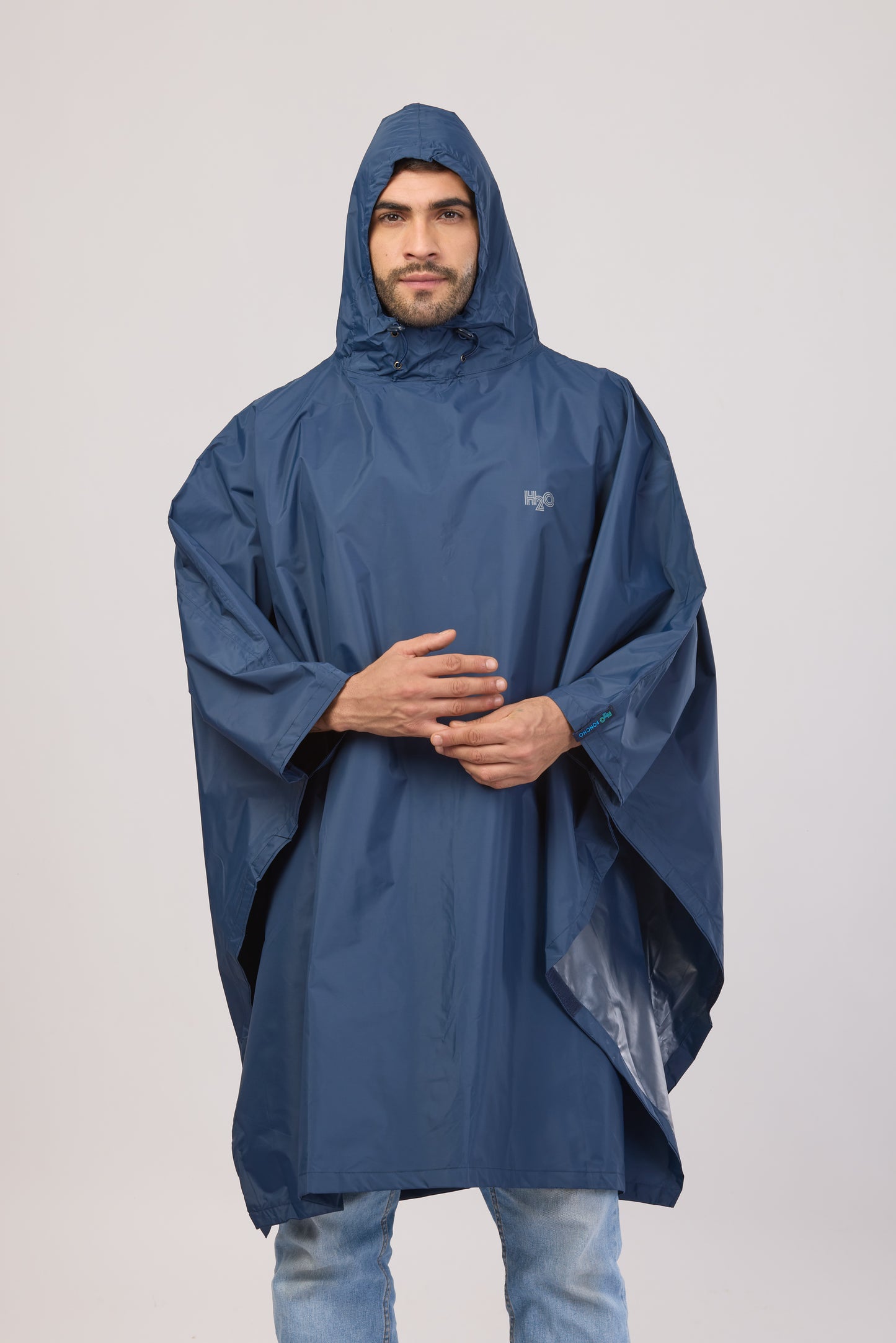 Butterfly Poncho Navy