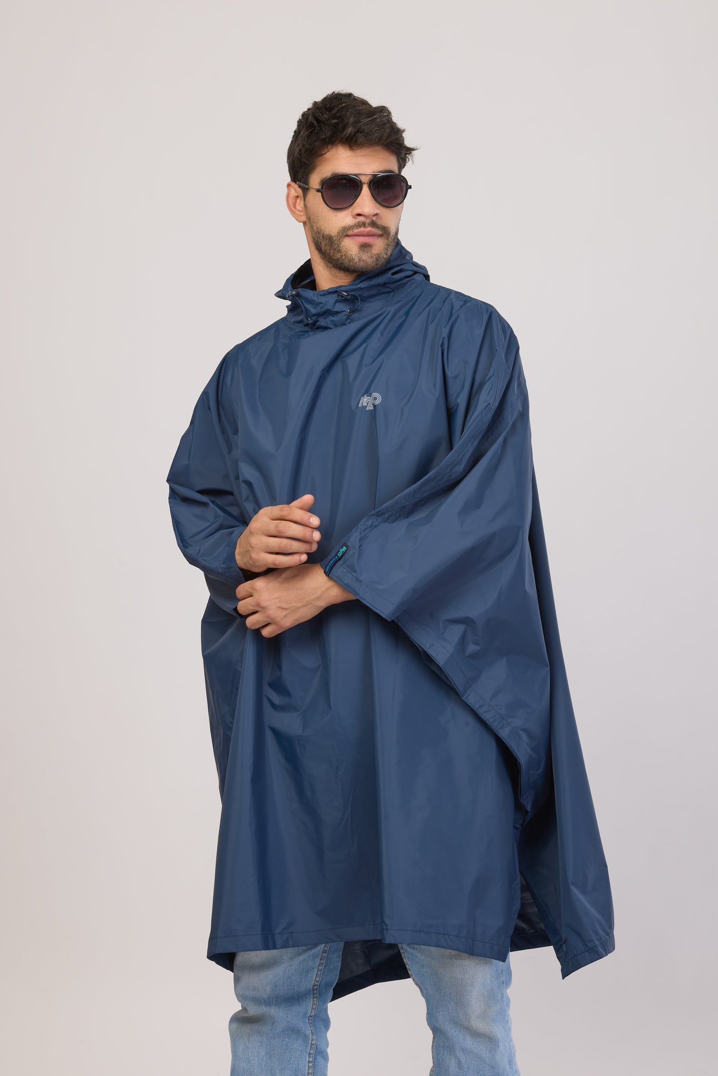 Butterfly Poncho Navy