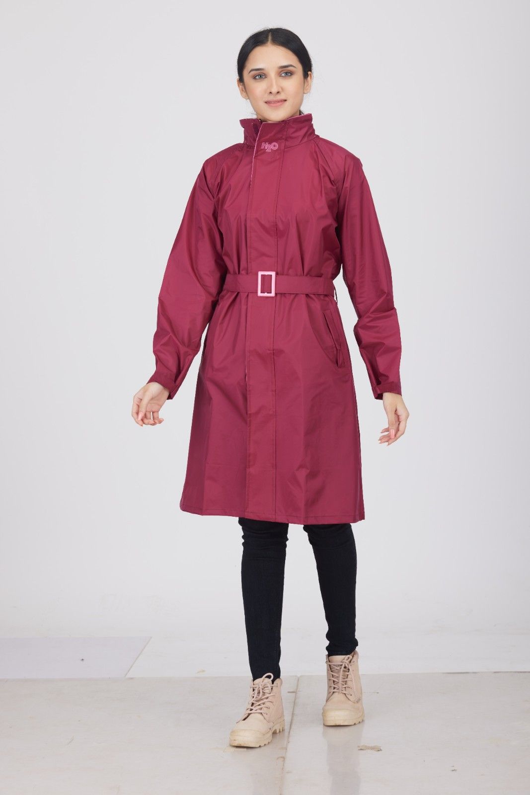 Femina Overcoat Maroon