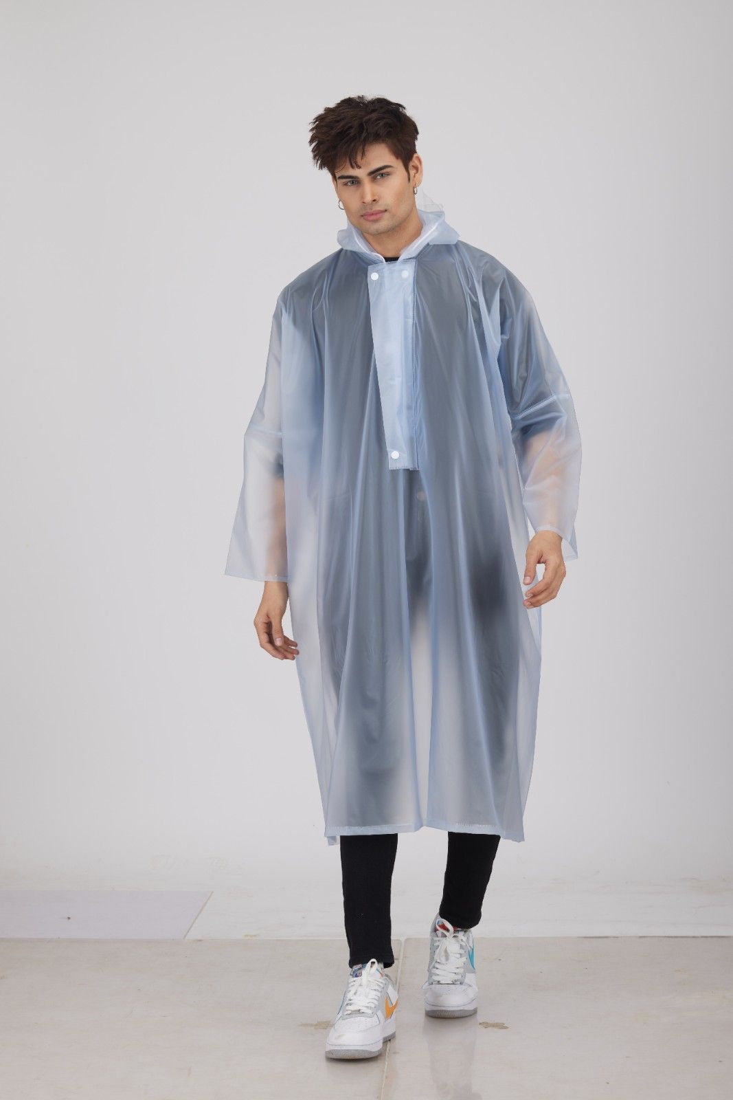 Crystal Poncho Clear White