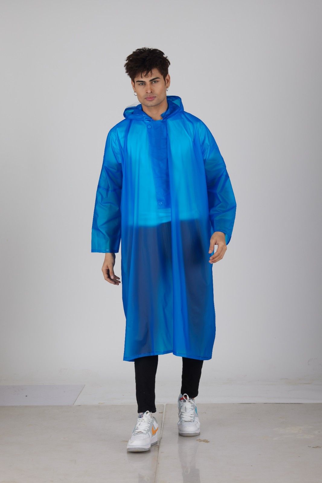 Crystal Poncho Blue