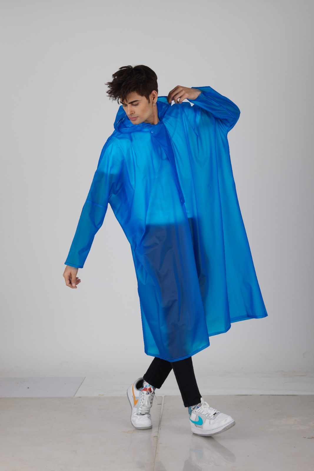 Crystal Poncho Blue