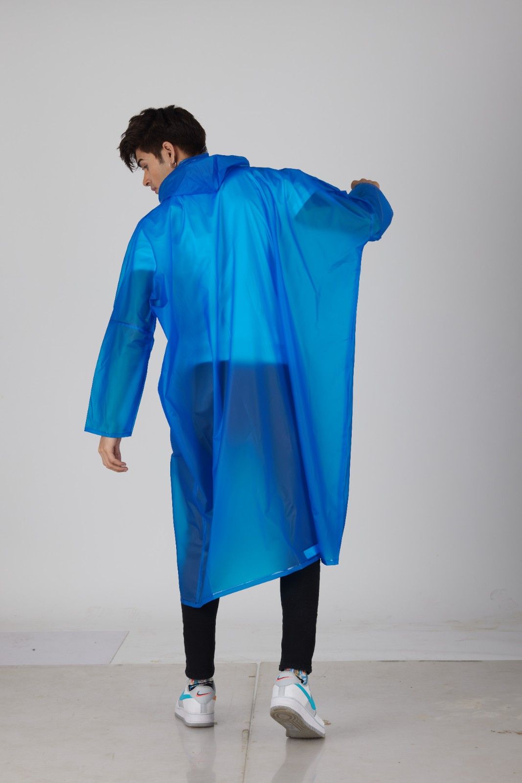 Crystal Poncho Blue