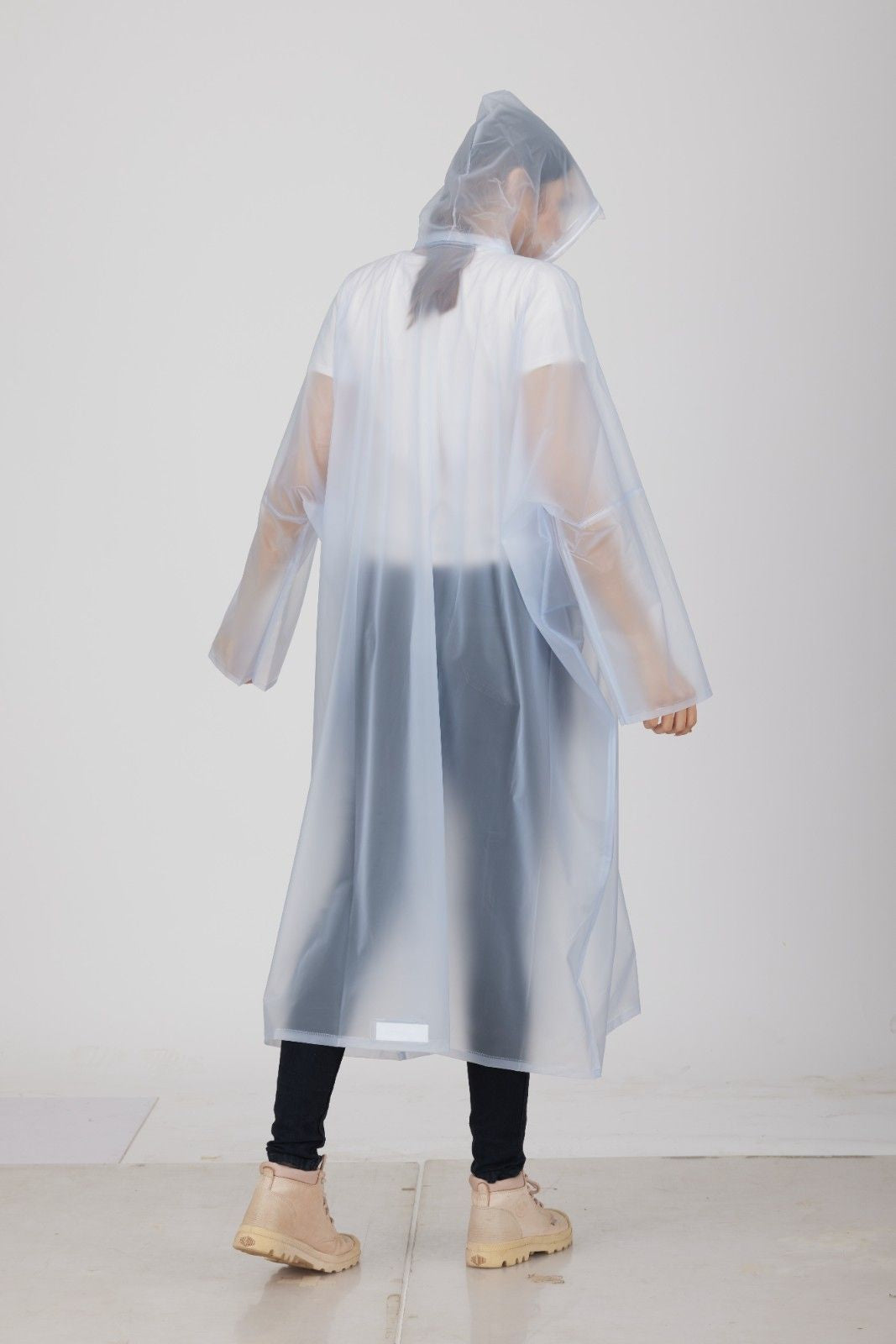 Crystal Poncho Clear White