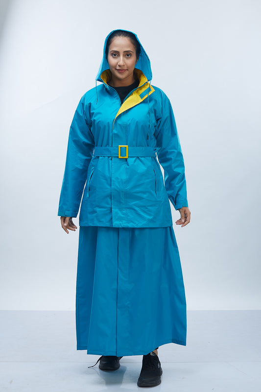 Diva Skirt Suit Turquoise