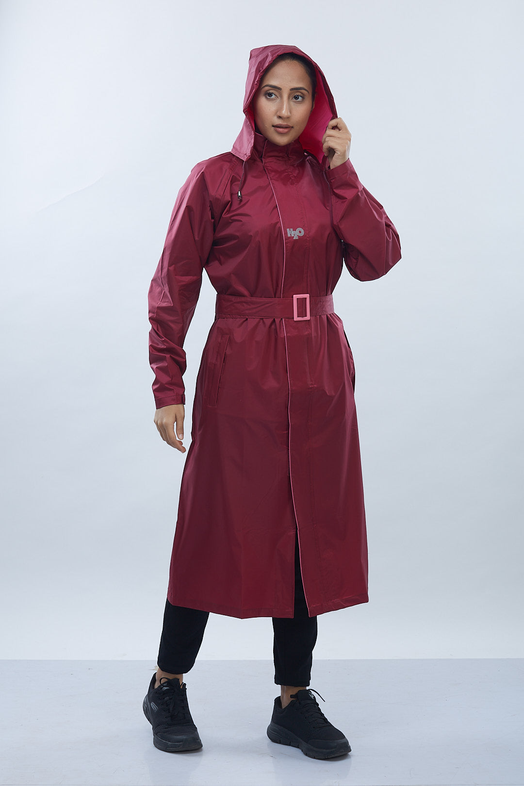 Grace Overcoat Maroon