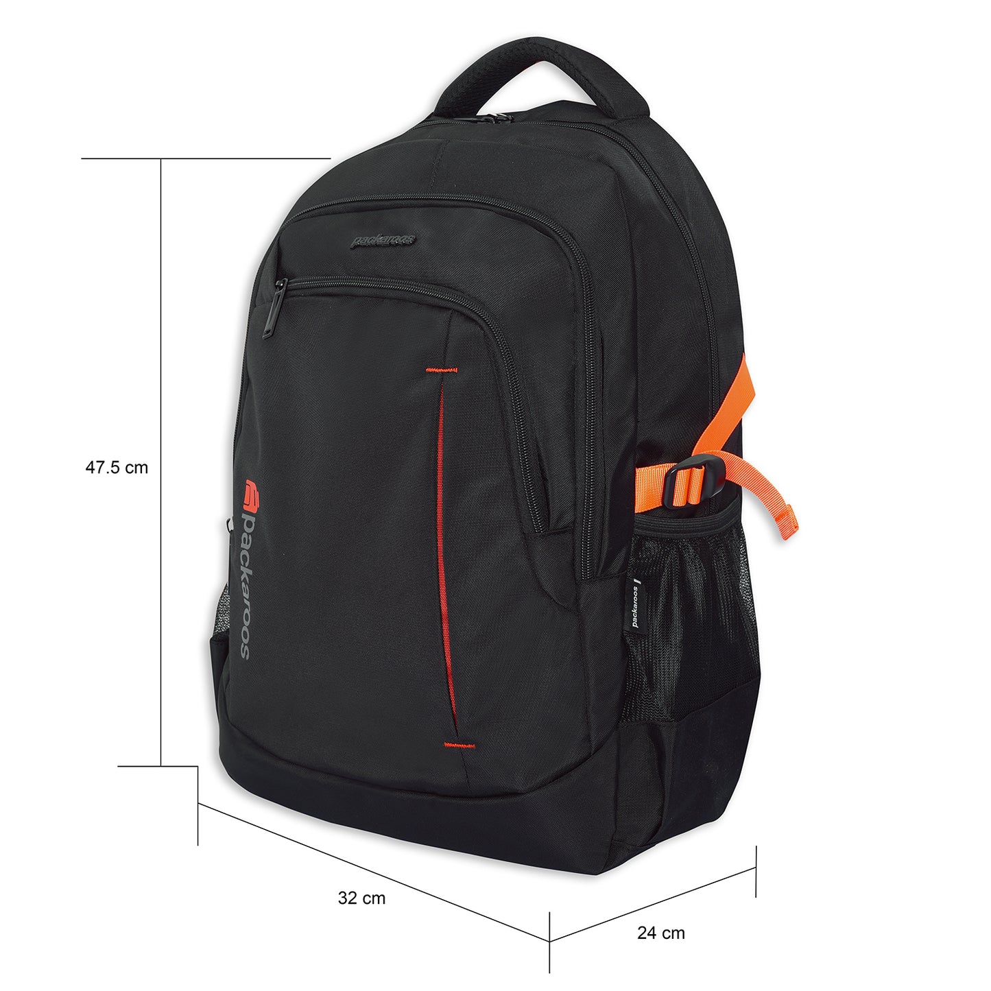Packaroos Backpack #G102 Black