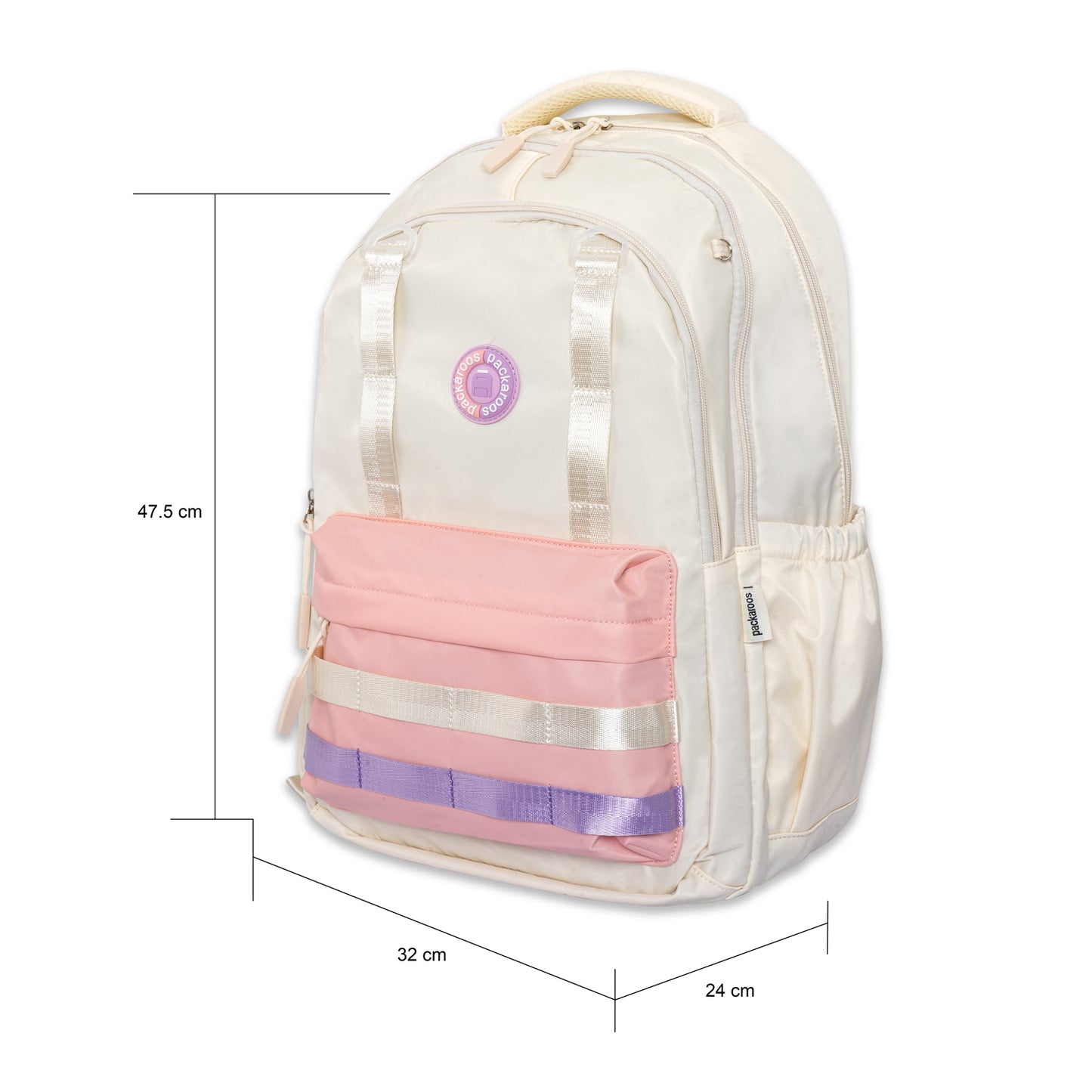 Packaroos Backpack #S159-Cream